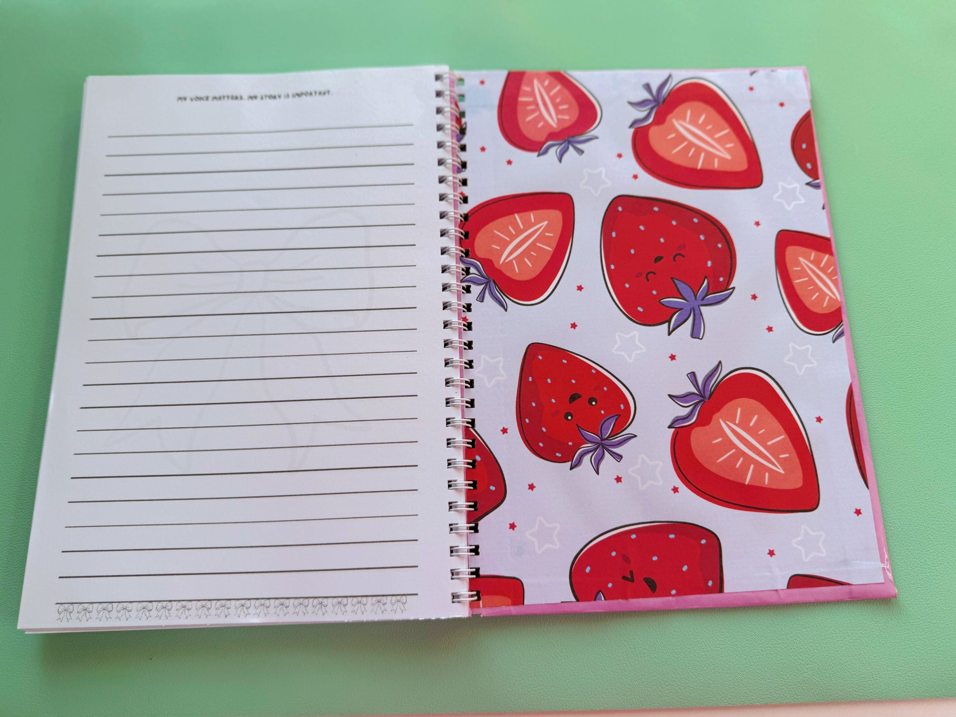 Rooted and Glowing - Handmade Notebook