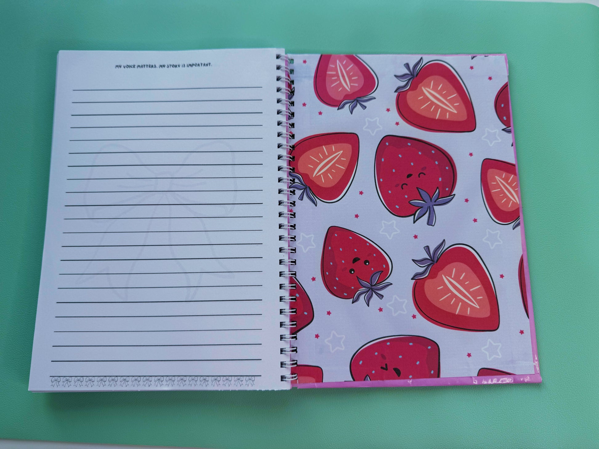 Rooted and Glowing - Handmade Notebook